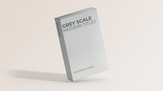 Grey Scale Modern Titles